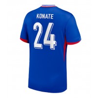 Maglie da calcio Francia Ibrahima Konate #24 Prima Maglia Europei 2024 Manica Corta